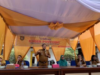 Camat Kota Kisaran Timur Laksanakan Sosialisasi Kader Posyandu
