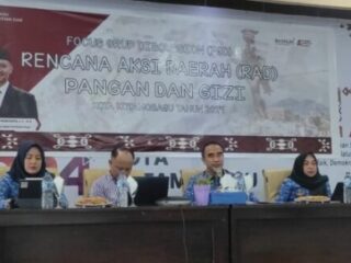 Bappelitbangda Kotamobagu Gelar FGD RAD Pangan dan Gizi