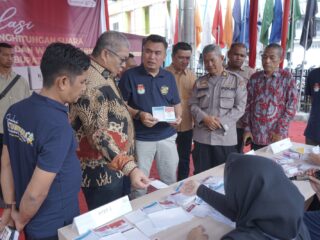 Pj Sekdakab Asahan Hadiri Simulasi Pemungutan dan Penghitungan Suara