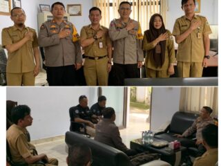 Kepala Dinas Kominfo Fahri Damopolii Terima Kunjungan Wakapolres Kotamobagu