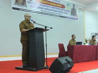 Pj Sekda Kabupaten Asahan Buka Sosialisasi DTKS