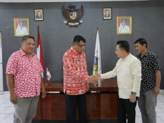 Wali Kota Abdullah Mokoginta Terima Kunjungan Panitia HUT PELPRIP ke-71