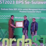 Wali Kota Abdullah Terima Penghargaan Indeks Pembangunan Statistik Kategori Baik 2024