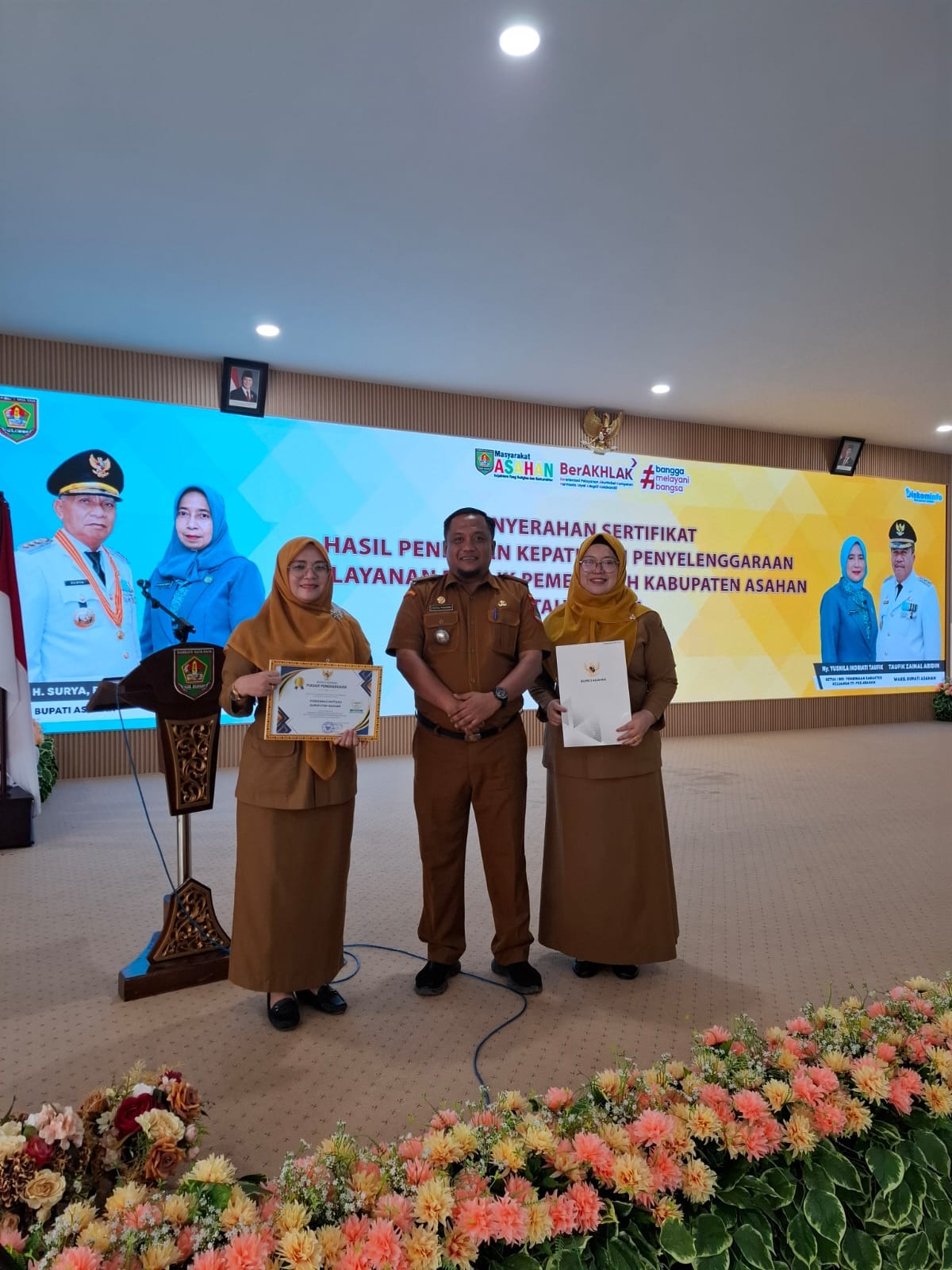 Camat Kota Kisaran Timur Timur Beri Apresiasi UPTD Puskesmas Mutiara Atas Perolehan Penghargaan Dari Ombudsman Republik Indonesia