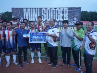Wakil Bupati Asahan Hadiri Penutupan Mini Soccer PWI Asahan Cup II