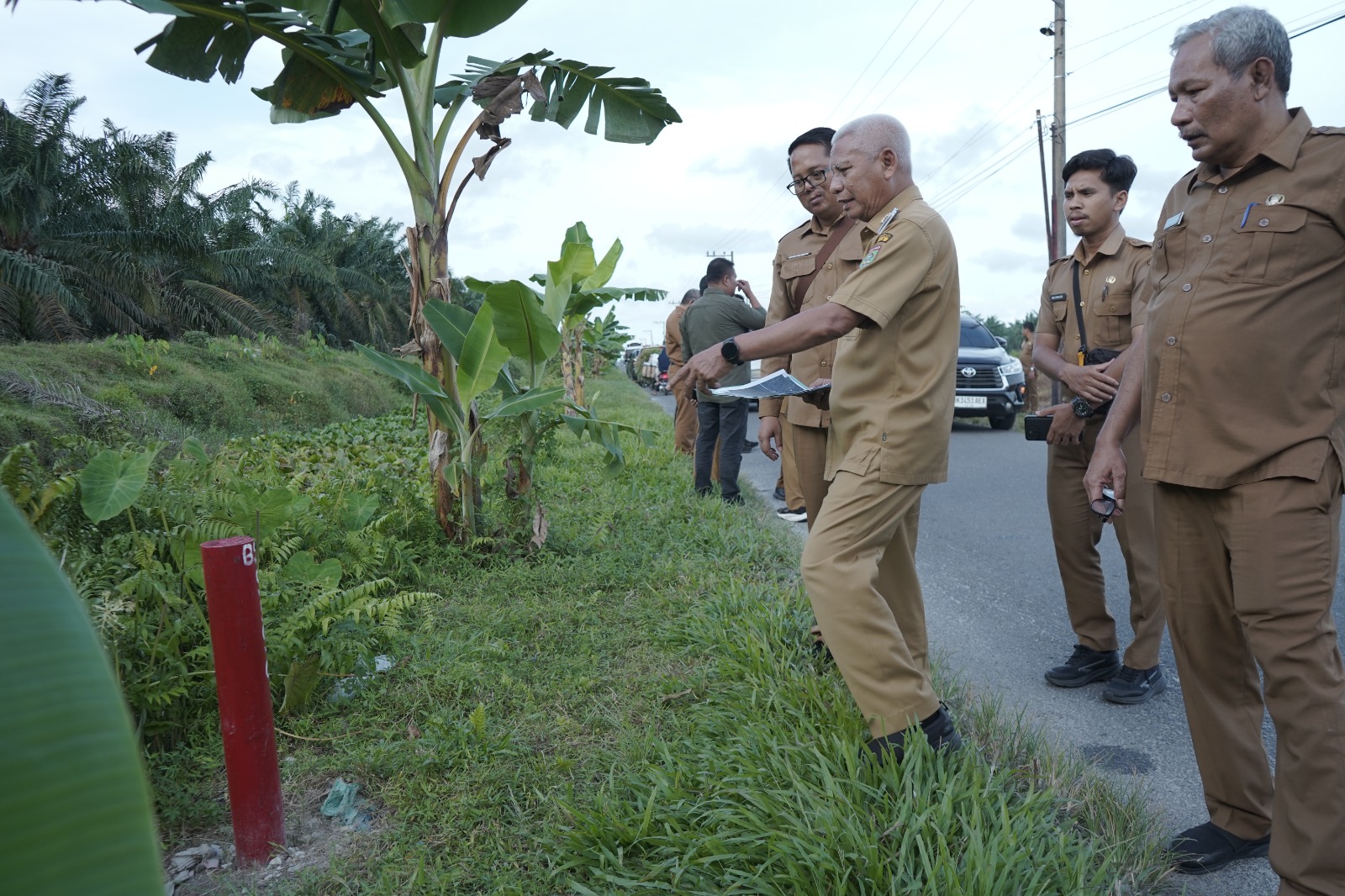 Bupati Asahan Tinjau Lahan Lokasi Rencana Pembangunan Lapas