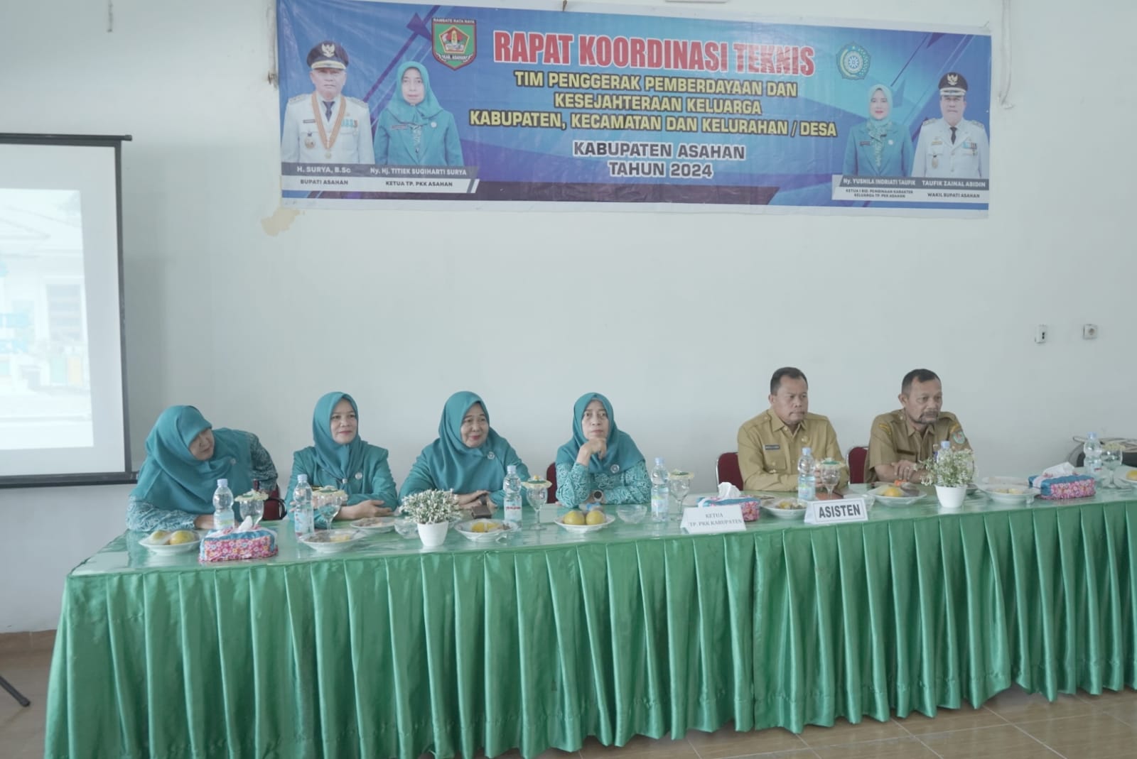 Asisten Administrasi Umum Pemerintah Kabupaten Asahan Buka Rakornis TP PKK 