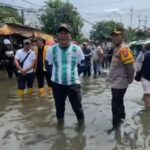 Plt Bupati Tinjau Langsung Lokasi Banjir di Sidoarjo