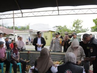 Wali Kota Bersama Forkopimda Pantau Pemungutan Suara di Kotamobagu