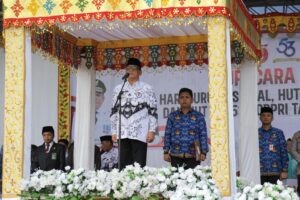 Wali Kota Abdullah Mokoginta Pimpin Upacara Peringatan HGN dan HUT PGRI ke-79