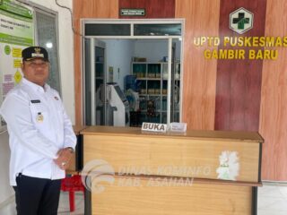 Pastikan Pelayanan Kesehatan Kepada Masyarakat, Wakil Bupati Asahn Sidak ke Puskesmas Gambir Baru