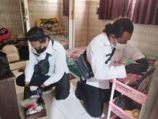 BNN Jatim Geledah Rumah Penerima Sabu 15 Kilogram