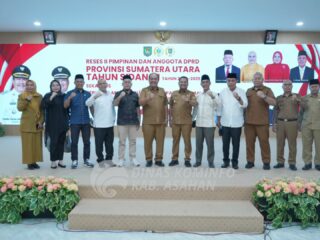 Bupati dan Wakil Bupati Asahan Sambut Reses Pimpinan dan Anggota DPRD Provsu Dapil Sumut V