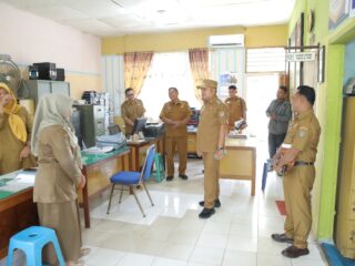 Pastikan Kedisiplinan para Pegawai dan ASN, Wabup Asahan Sidak Beberapa OPD