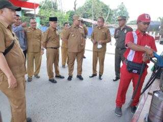 Wakil Bupati Asahan Sidak SPBU Simpang Tanjung Alam 