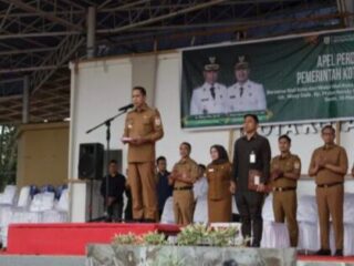 Wali Kota Weny Gaib Pimpin Apel Perdana ASN Kotamobagu