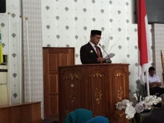 Selesai Serah Terima Jabatan, Sirajudin Lasena Laksanakan Pidato Perdananya 