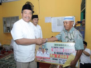 Bupati Asahan Laksanakan Safari Ramadhan ke Masjid Baiturahman Desa Perkebunan Sei Balai