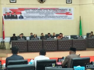 DPRD Kotamobagu Gelar Rapat Paripurna LKPJ Tahun 2024 dan Ranperda RPJMD 2025-2030