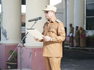 Pasca Libur Panjang Idul Fitri 1446 H, Lasena Pimpin Apel Perdana