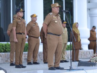 Bupati Asahan Pimpinan Apel Pertama Pasca Libur Lebaran