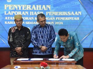 Sidoarjo Raih Opini WTP ke-12 Berturut-Turut dari BPK
