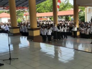 Wakil Bupati Bolmong Pimpin Apel Perdana Pasca Libur Idul Fitri 1446 Hijriah