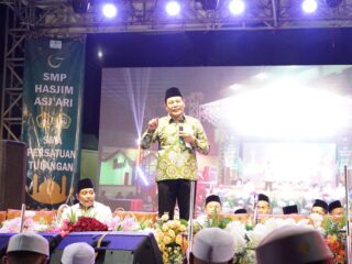 Bupati Sidoarjo Hadiri Acara Bersholawat Dukung Sukses PPDB