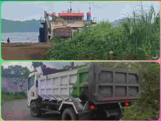 Diduga Ilegal, Pemuatan Pasir di PT Indo Hong Hai Bitung Dikecam PWI