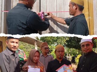 SJL - MAP Resmikan RLH Di Desa Tuntung