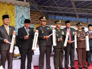 Kapolres Kotamobagu Hadiri Peringatan Hardiknas 2025