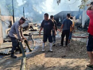 Kebakaran di Bitung, Satu Rumah Hangus, Kerugian Capai Rp 1,5 Miliar