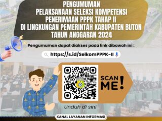 Pemkab Buton Umumkan Seleksi Kompetensi PPPK Tahap II Tahun 2024