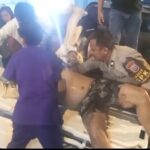 Polisi Polres Bitung Bantu Warga Antar Pasien Serangan Jantung ke Rumah Sakit