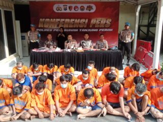 Polres Tanjung Perak Sukses Ungkap Kasus Operasi Pekat 2025