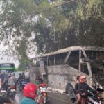 Bus Pahala Kencana Terbakar di Bangkalan, Polisi Temukan Dua Karung Rokok Ilegal