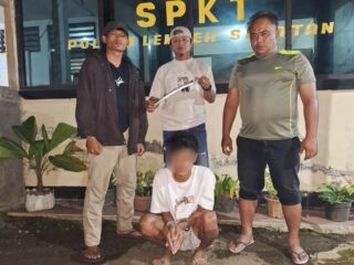 Dendam dan Mabuk, Pemuda di Batu Lubang Aniaya SM Pakai Badik