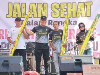 Dukung Swasembada Pangan, Polres Kotamobagu Bagikan Alsintan kepada Petani