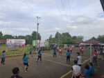 HUT Bhayangkara ke-79, Kapolres Bitung Buka Pertandingan Volly Ball Antar Satker