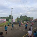 HUT Bhayangkara ke-79, Kapolres Bitung Buka Pertandingan Volly Ball Antar Satker