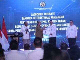 Bupati Asahan Hadiri Acara Peresmian Fasilitas Keimigrasian Bandara Kualanamu
