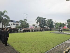 Polres Bitung Gelar Upacara Peringatan Hari Lahir Pancasila ke-80