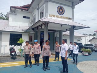 Kapolsek Ranowulu Kunjungi Lapas Kelas II B Bitung