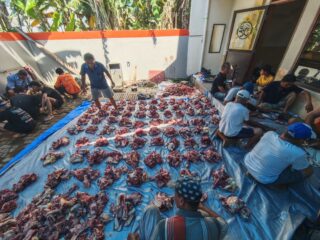 LDII Rungkut Kidul Sembelih Hewan Kurban