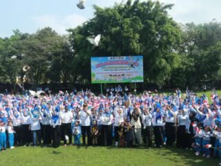 Memperingati HAN, Ratusan Anak dan Guru di Bangkalan Ikuti Senam Massal