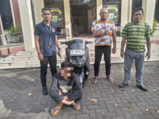 Motor Orang Tua Pacar Digelapkan, RA Ditangkap Polisi