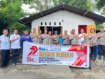 Polres Bitung Gelar Bhakti Sosial Bedah Rumah Sambut Hari Bhayangkara ke-79