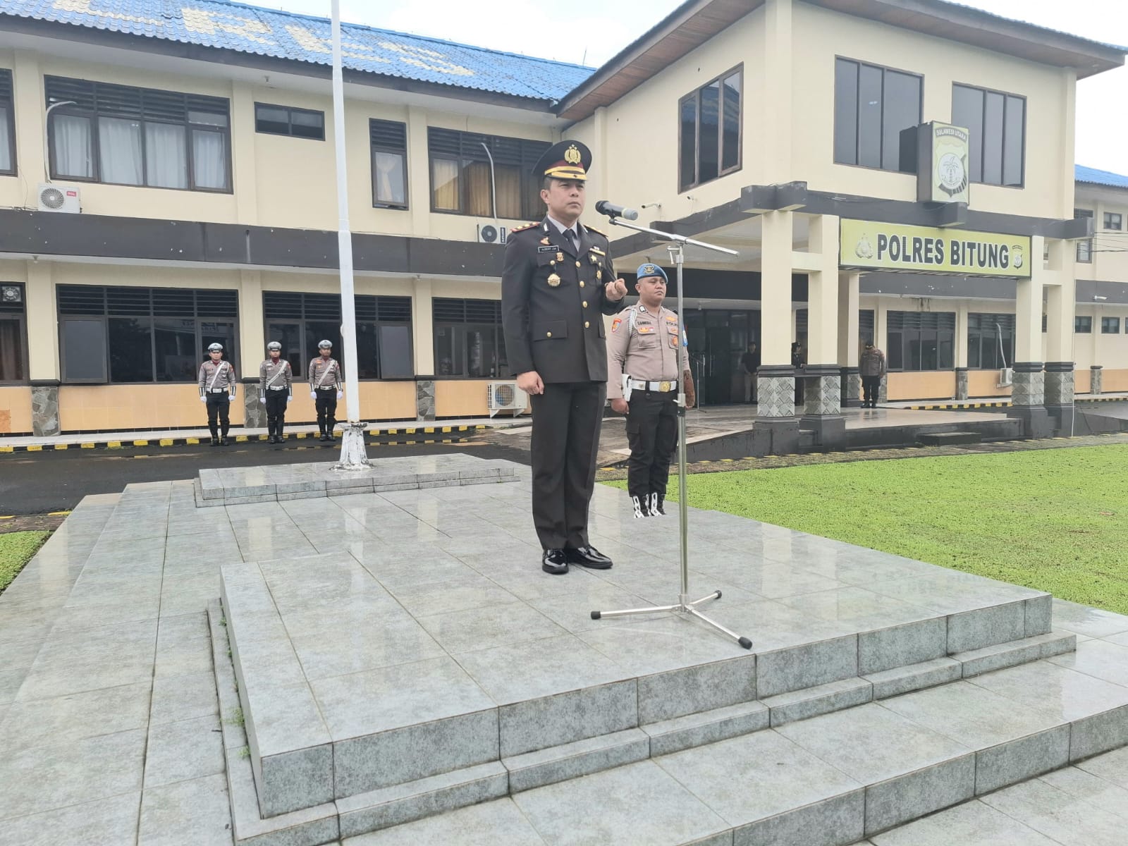 Polres Bitung Gelar Upacara Peringatan Hari Lahir Pancasila ke-80