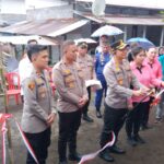 Polres Bitung Resmikan Sarana Air Bersih di Kelurahan Sagerat Weru Dua