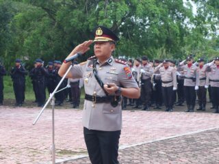 Polres Kotamobagu Gelar Ziarah Rombongan Peringati Hari Bhayangkara ke-79 di TMP